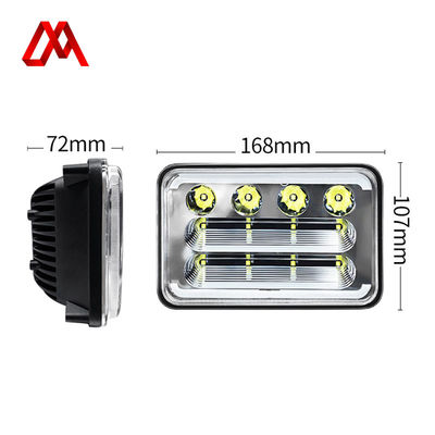 37W 3100LM 6500K H4 4*6 inch Daytime Running Light IYF-168-S-12P-001-R